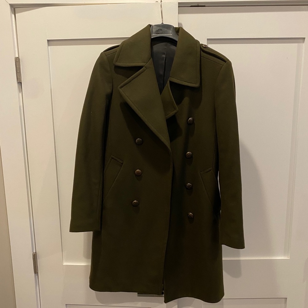 Zara Army Green Coat